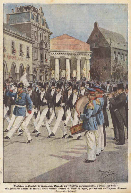 Nostalgia wojskowa w Niemczech autorstwa Achille Beltrame