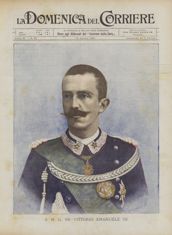 S M Król Vittorio Emanuele III autorstwa Achille Beltrame