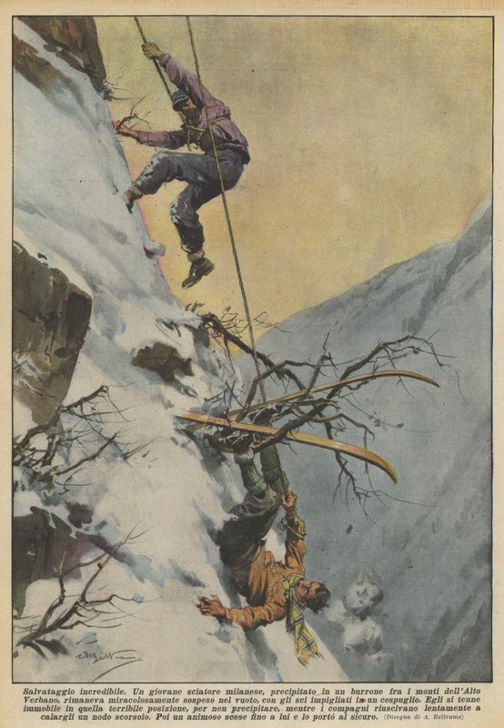 Niesamowity ratunek autorstwa Achille Beltrame