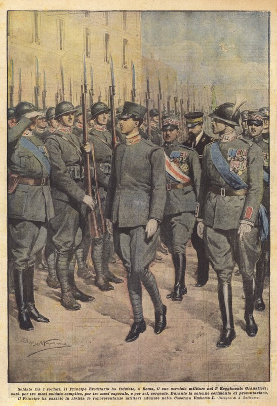 Żołnierz wśród żołnierzy autorstwa Achille Beltrame