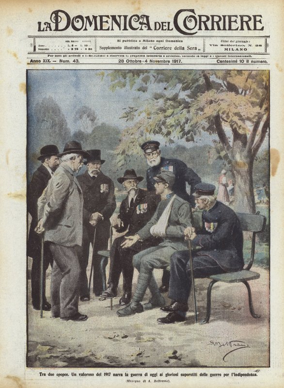 Między dwoma eposami autorstwa Achille Beltrame