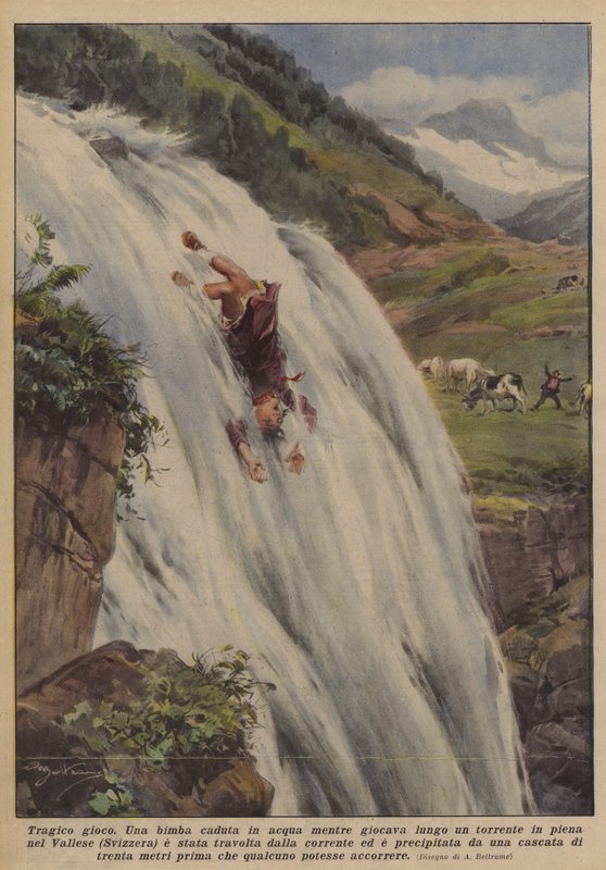 Tragiczna gra autorstwa Achille Beltrame