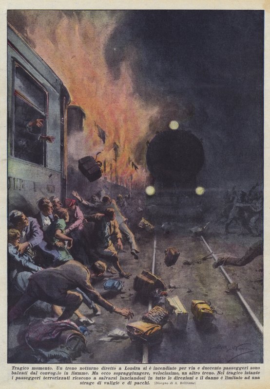Tragiczny moment autorstwa Achille Beltrame