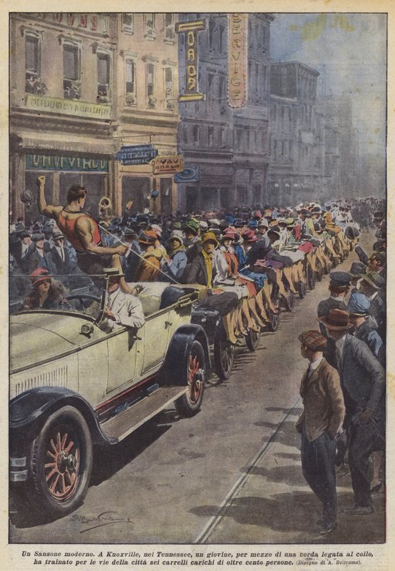 Współczesny Samson autorstwa Achille Beltrame