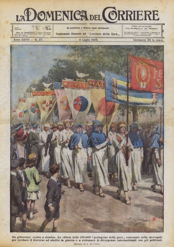 Kolorowa procesja w Londynie autorstwa Achille Beltrame