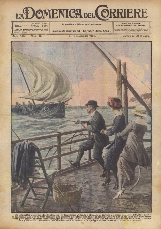 Miły gest od króla autorstwa Achille Beltrame