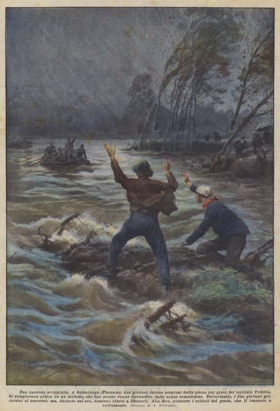 Straszna przygoda autorstwa Achille Beltrame