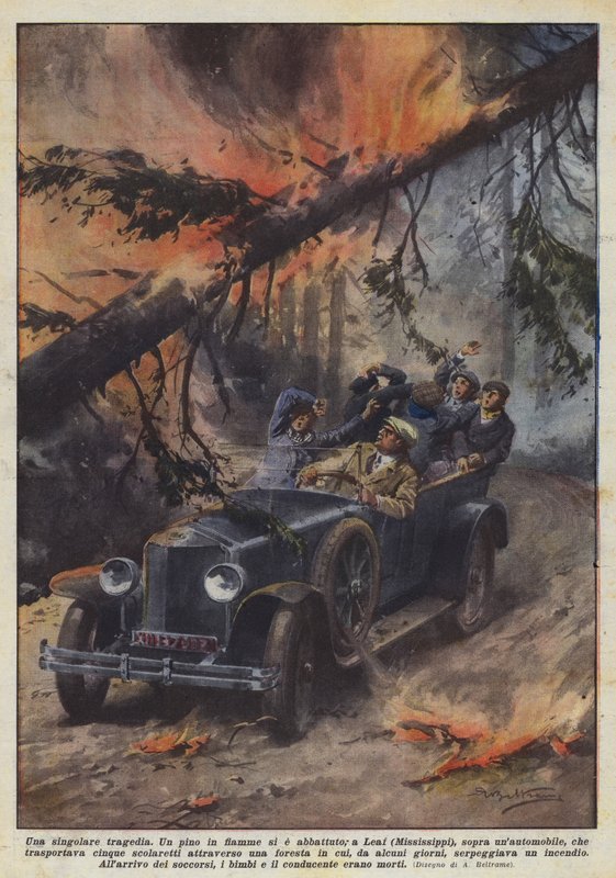 Pojedyncza tragedia autorstwa Achille Beltrame