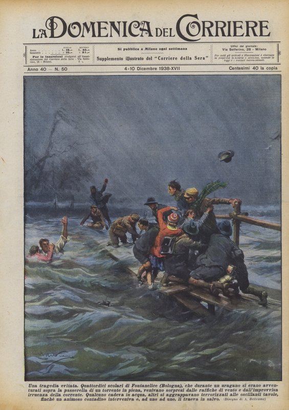 Zażegnanie tragedii autorstwa Achille Beltrame