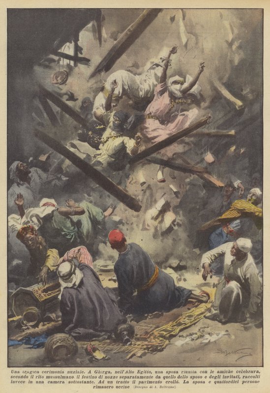 Tragiczna ceremonia ślubna autorstwa Achille Beltrame