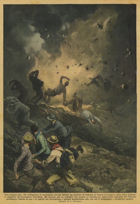 Tragiczna podróż autorstwa Achille Beltrame