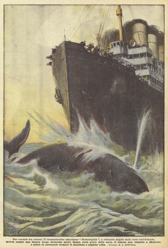 Starcie gigantów autorstwa Achille Beltrame