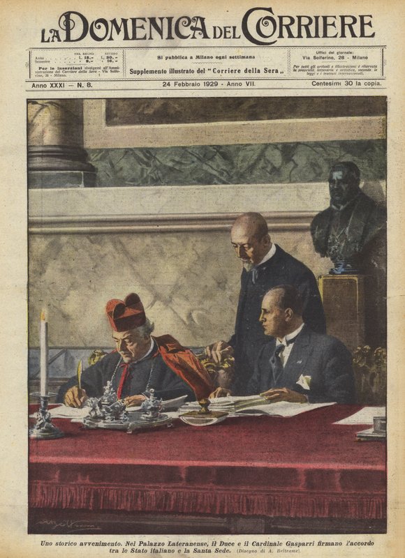 Historyczne wydarzenie autorstwa Achille Beltrame