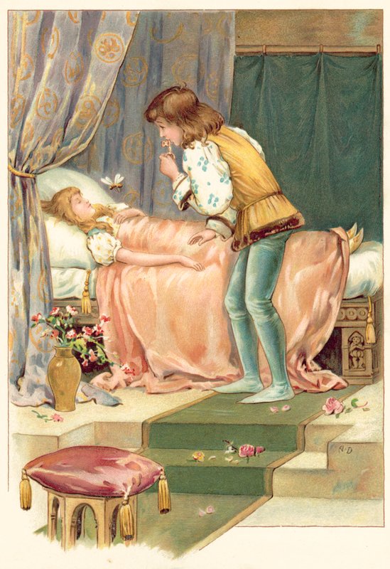 Królowa Pszczół (chromolitho) autorstwa Ada Dennis