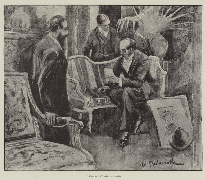 Królowa Rebelii — Walter Besant autorstwa Adolphe Birkenruth