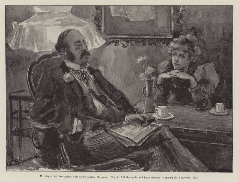 Królowa Rebelii — Walter Besant autorstwa Adolphe Birkenruth