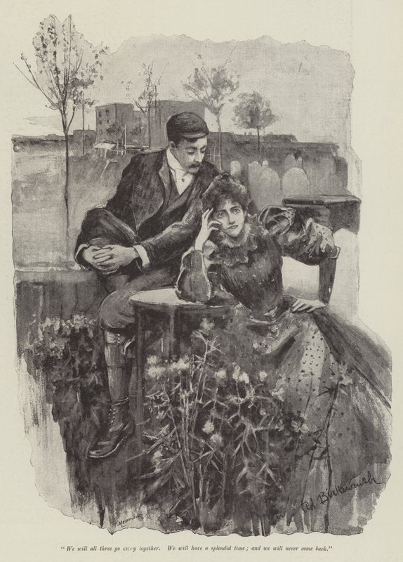 Królowa Rebelii — Walter Besant autorstwa Adolphe Birkenruth