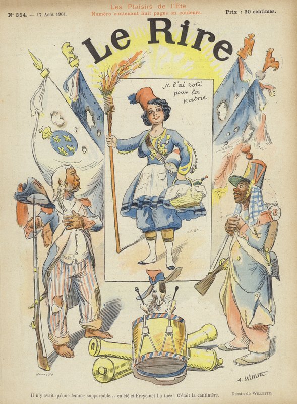 Ilustracja do Le Rire autorstwa Adolphe Leon Willette