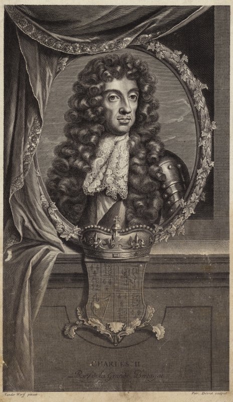 Portret króla Karola II autorstwa Adriaan van der Werff