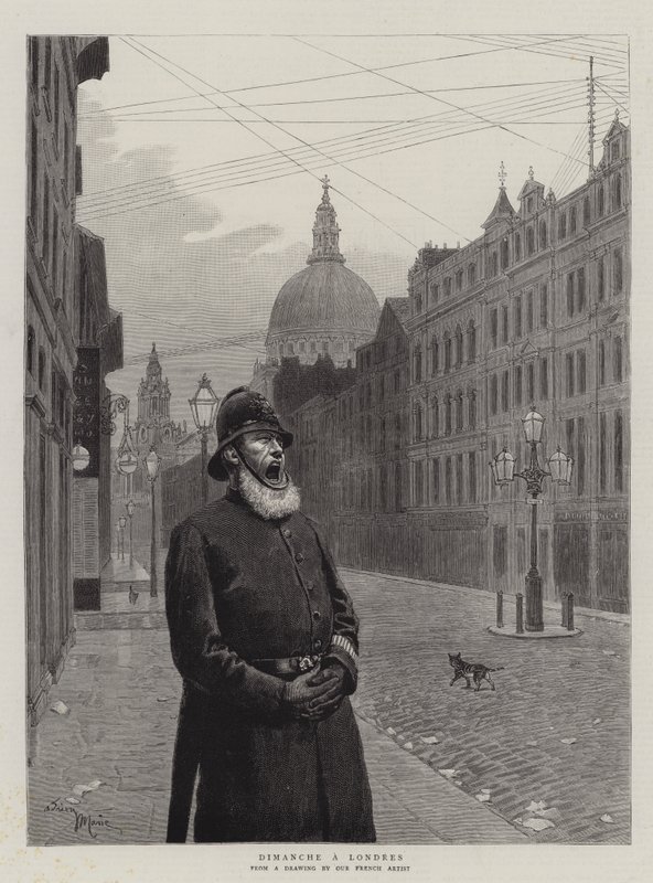 Niedziela w Londynie autorstwa Adrien Emmanuel Marie