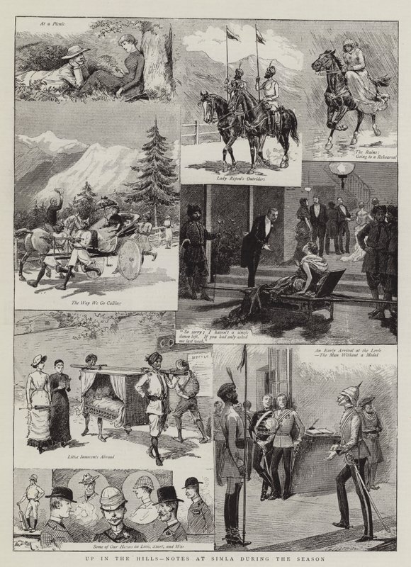 Up in the Hills, notatki w Simli w sezonie autorstwa Adrien Emmanuel Marie