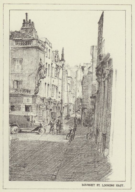 Market Street, patrząc na wschód autorstwa Alan Stapleton