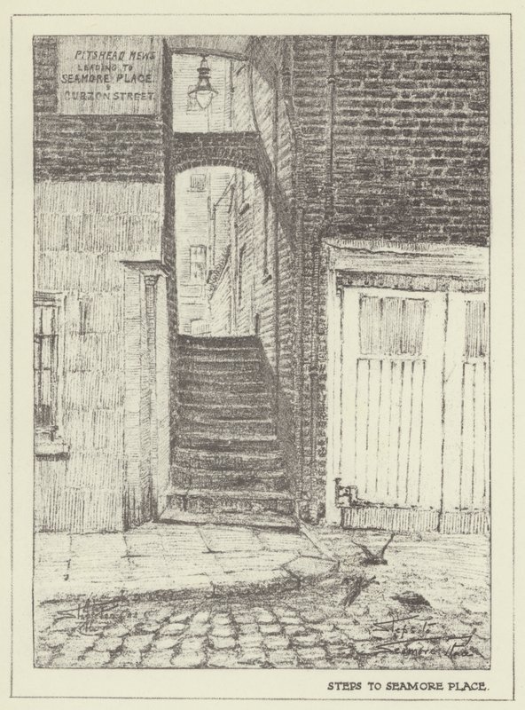 Kroki do Seamore Place autorstwa Alan Stapleton