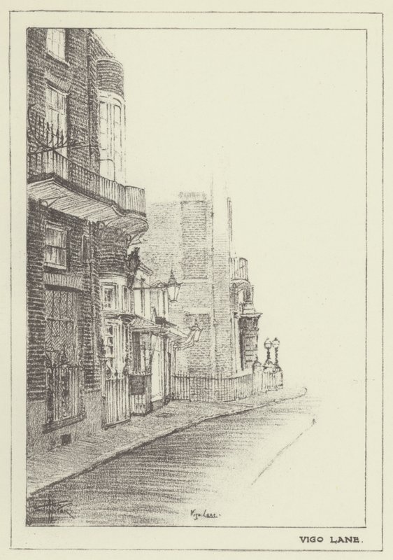 Vigo Lane autorstwa Alan Stapleton