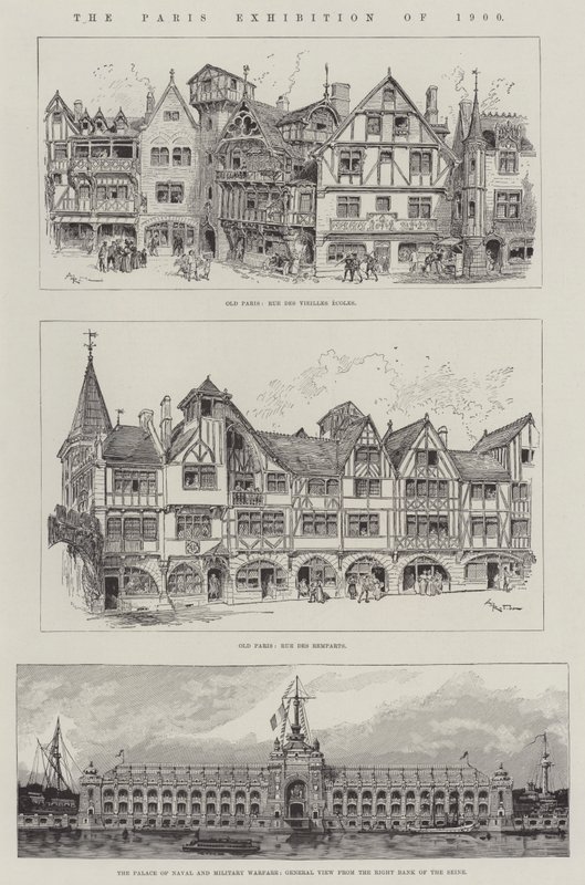 Wystawa Paryska 1900 autorstwa Albert Robida