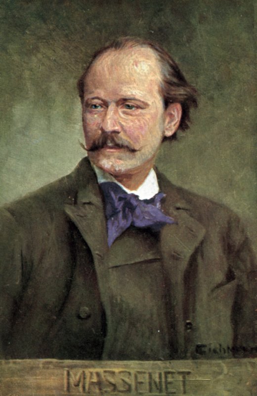 Jules Massenet, francuski kompozytor autorstwa Albert after Eichhorn