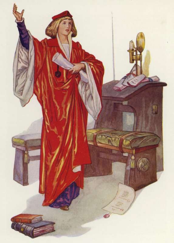 Szekspir: Kupiec wenecki (litografia kolorowa) autorstwa Albert Edward Jackson