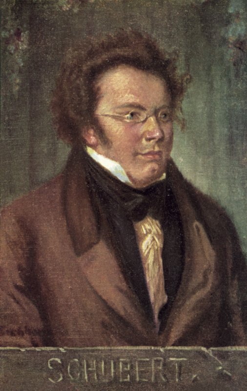 Franz Schubert autorstwa Albert Eichhorn