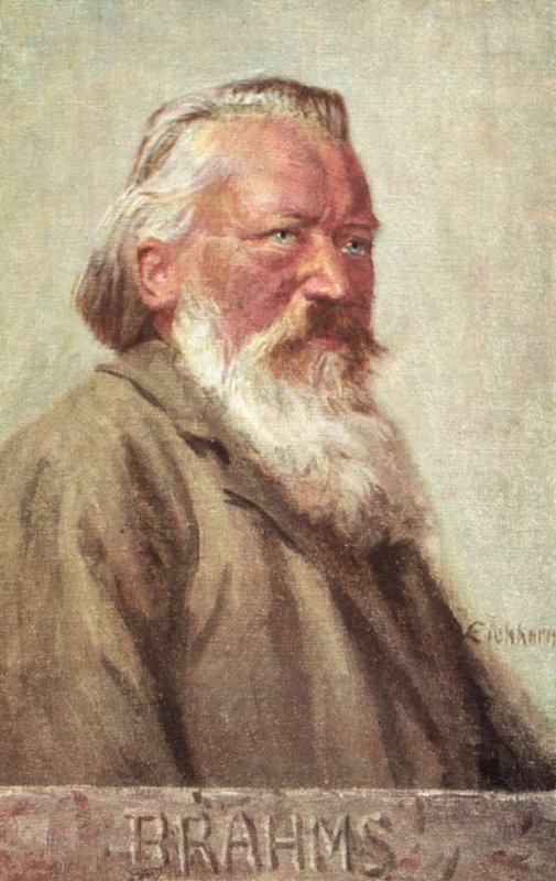 Johannes Brahms autorstwa Albert Eichhorn