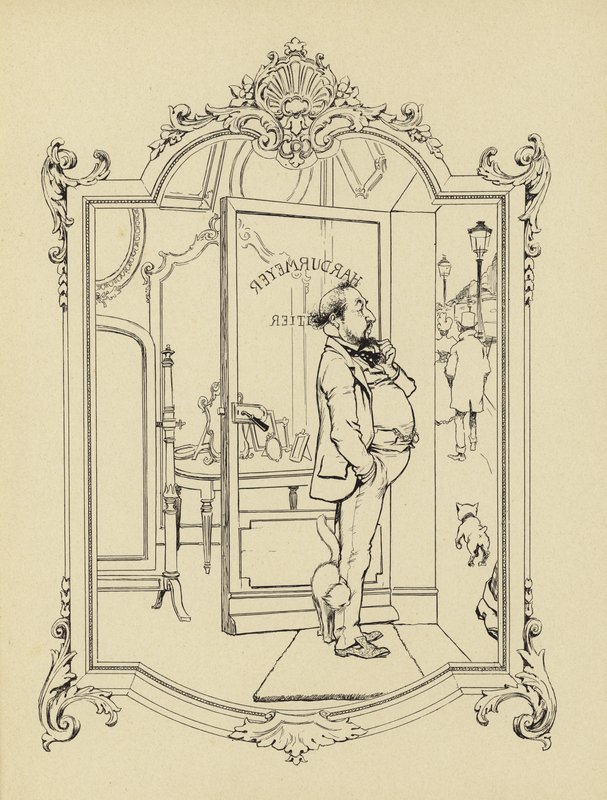 Karykatura z Wspomnienia lodów autorstwa Albert Guillaume