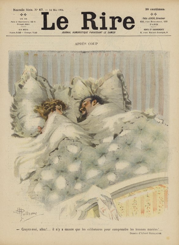 Ilustracja do Le Rire autorstwa Albert Guillaume