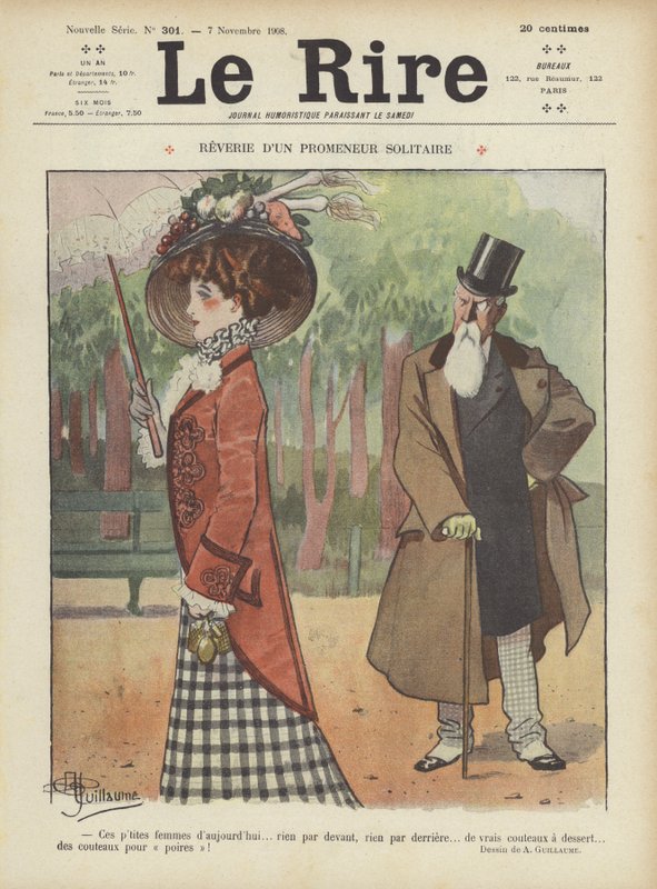 Ilustracja do Le Rire autorstwa Albert Guillaume