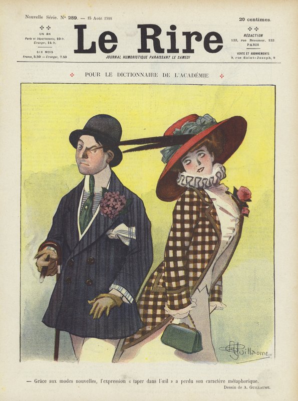 Ilustracja do Le Rire autorstwa Albert Guillaume