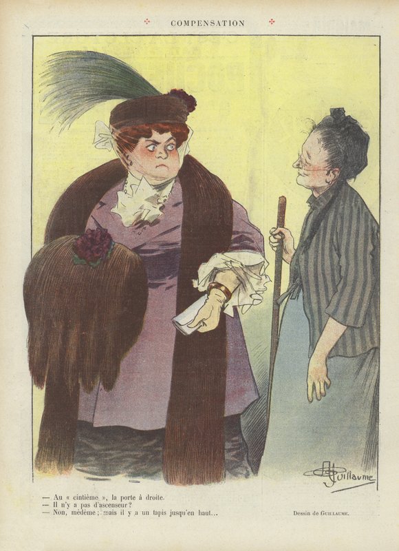 Ilustracja do Le Rire autorstwa Albert Guillaume