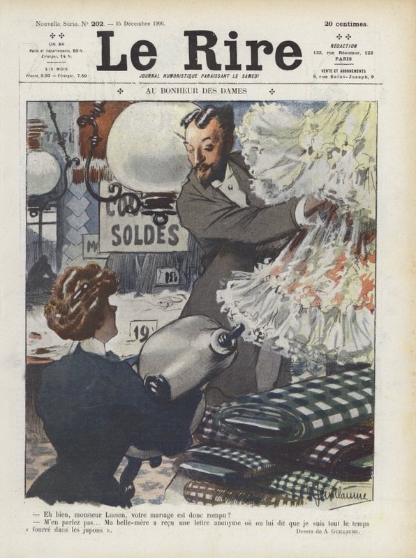 Ilustracja do Le Rire autorstwa Albert Guillaume
