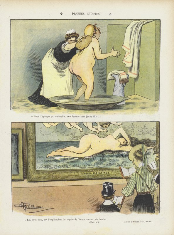 Ilustracja do Le Rire autorstwa Albert Guillaume