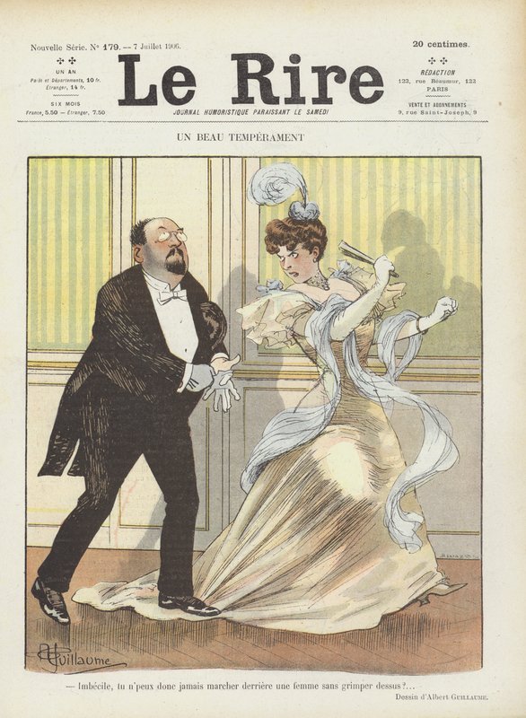 Ilustracja do Le Rire autorstwa Albert Guillaume