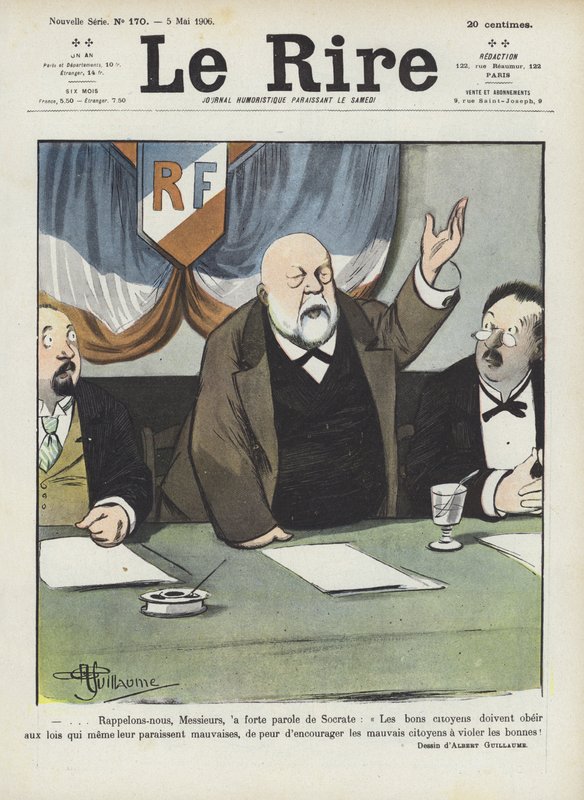 Ilustracja do Le Rire autorstwa Albert Guillaume