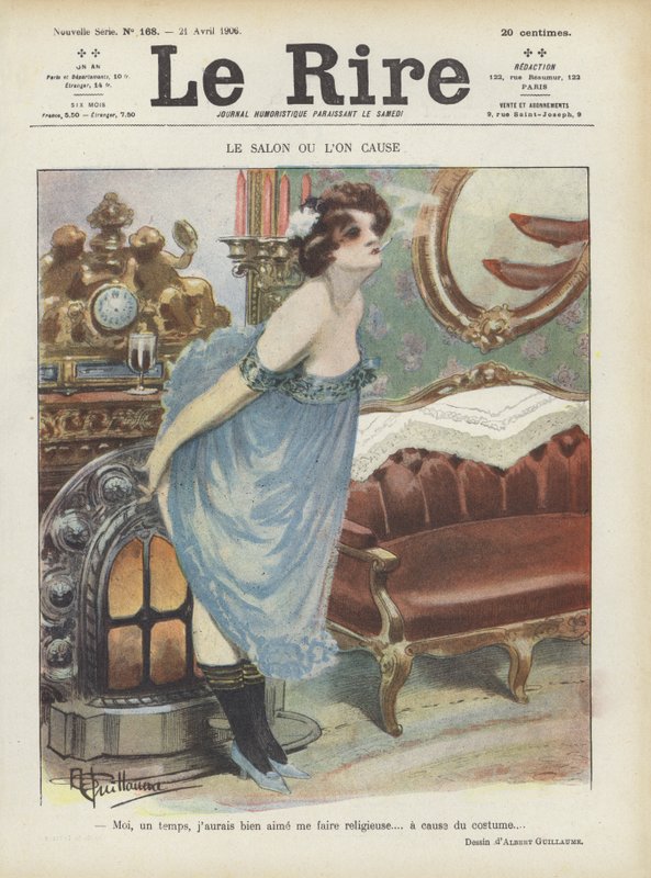 Ilustracja do Le Rire autorstwa Albert Guillaume