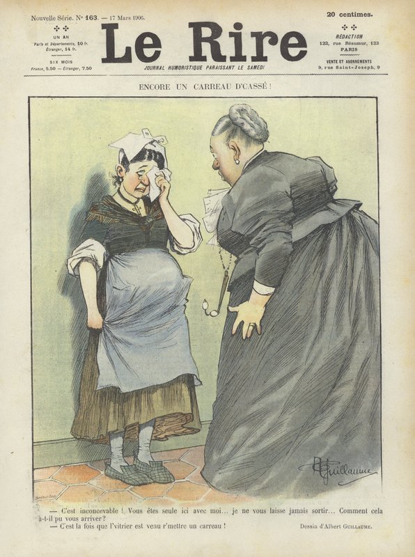 Ilustracja do Le Rire autorstwa Albert Guillaume