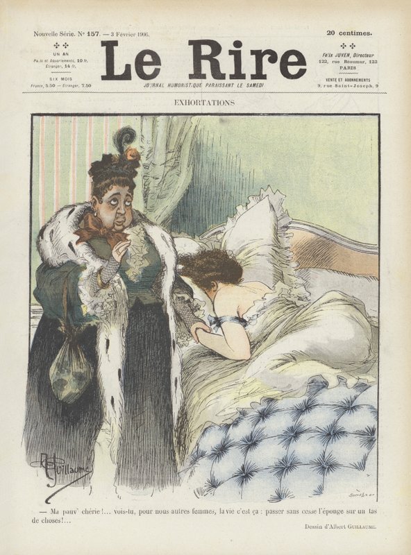Ilustracja do Le Rire autorstwa Albert Guillaume
