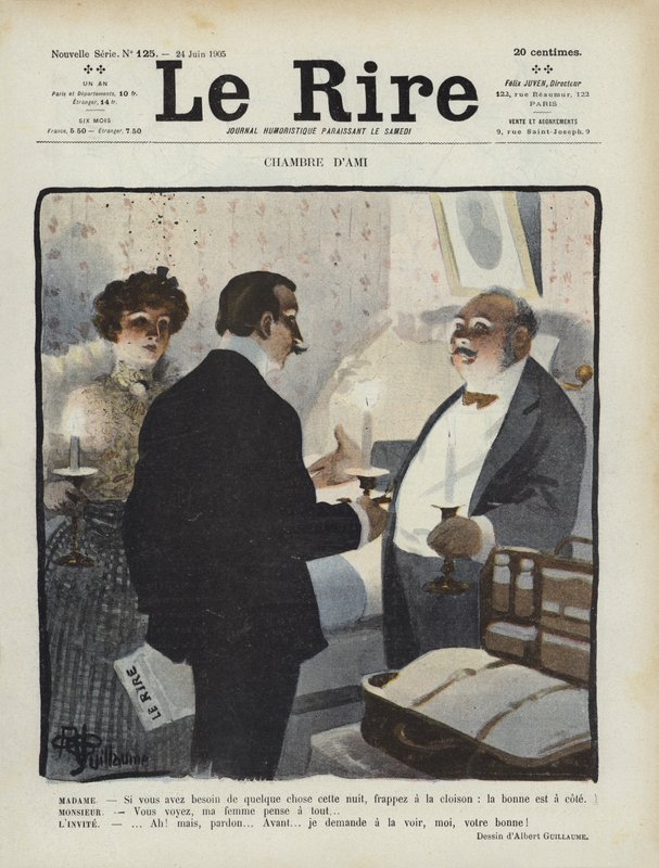 Ilustracja do Le Rire autorstwa Albert Guillaume
