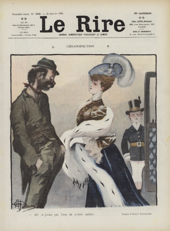Ilustracja do Le Rire autorstwa Albert Guillaume