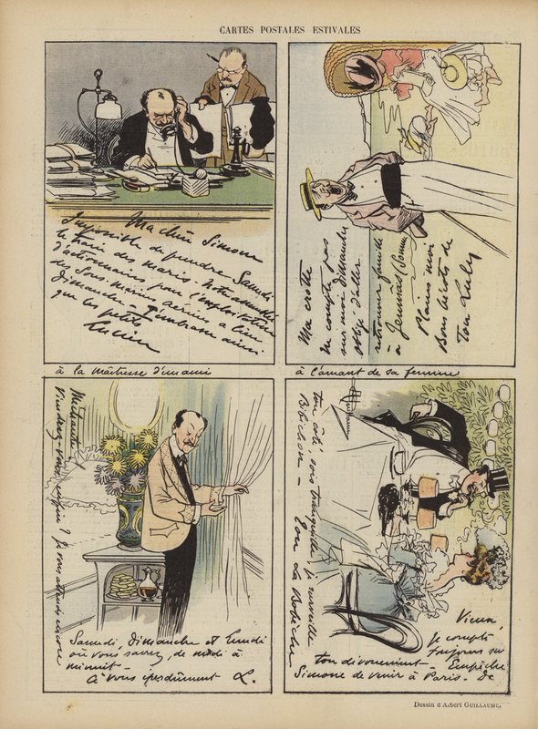 Ilustracja do Le Rire autorstwa Albert Guillaume