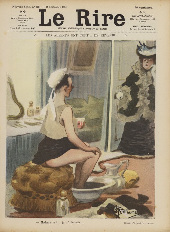 Ilustracja do Le Rire autorstwa Albert Guillaume