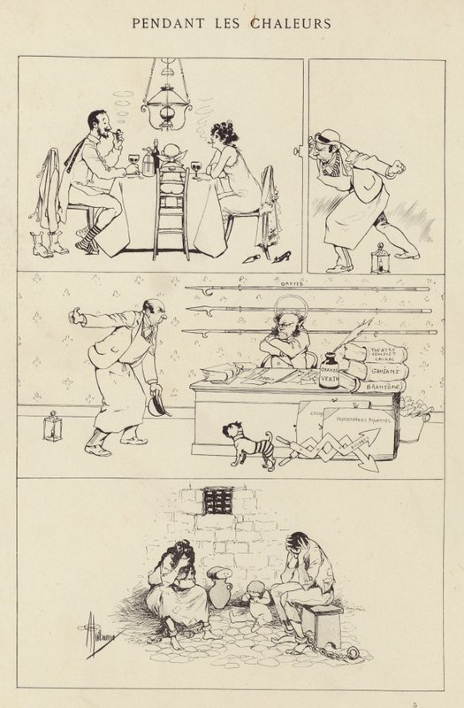 Podczas upałów autorstwa Albert Guillaume